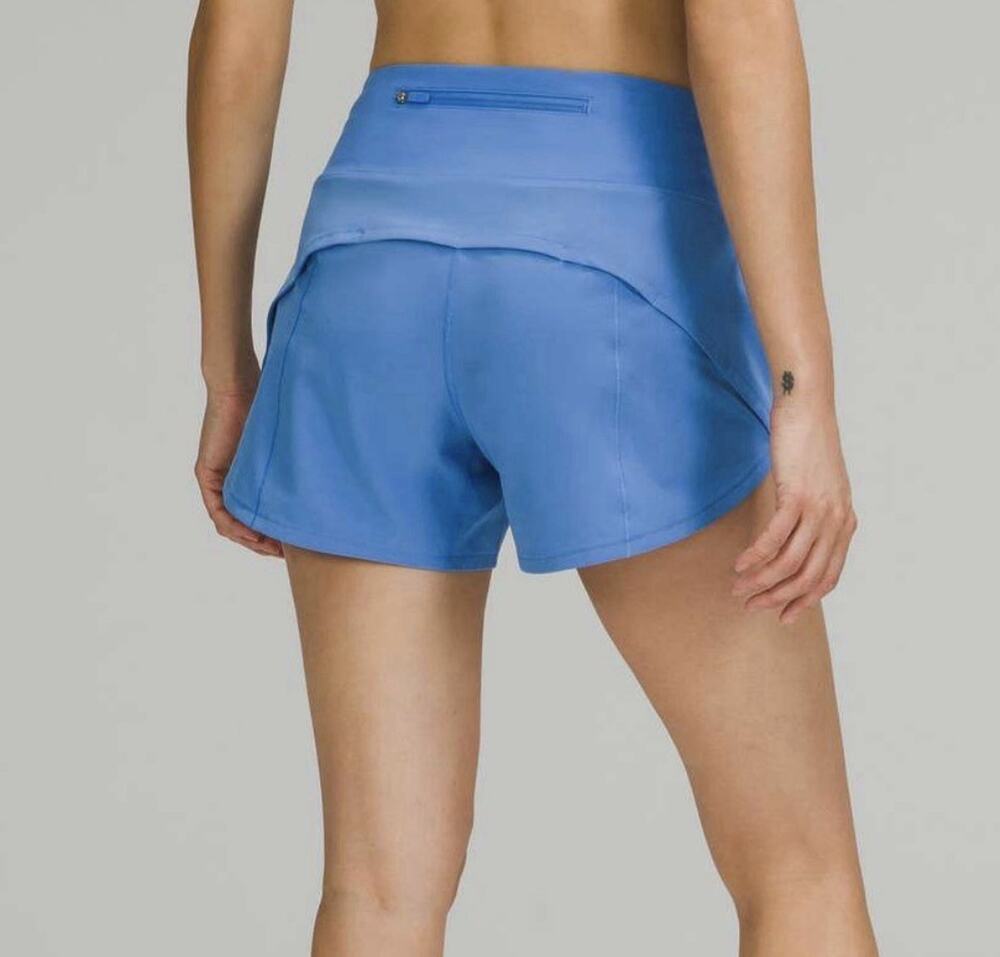 Lululemon Speed Up High-Rise Lined Short Size 6 Blue 3.5” W7AYMT